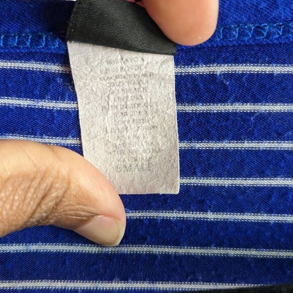 Pinc Maternity Blouse Short sleeve Color block Stripe - Picture 4 of 10